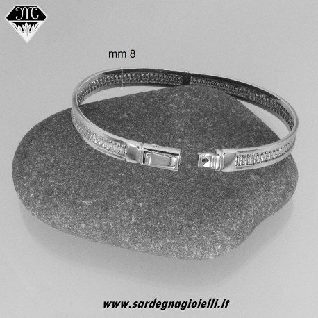 Bracciale ordito 3 greche